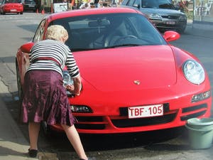 Anneke de Visser - Foto op dibond , Belgische dorpje Doel - 2009 kopen? Bied vanaf 1!
