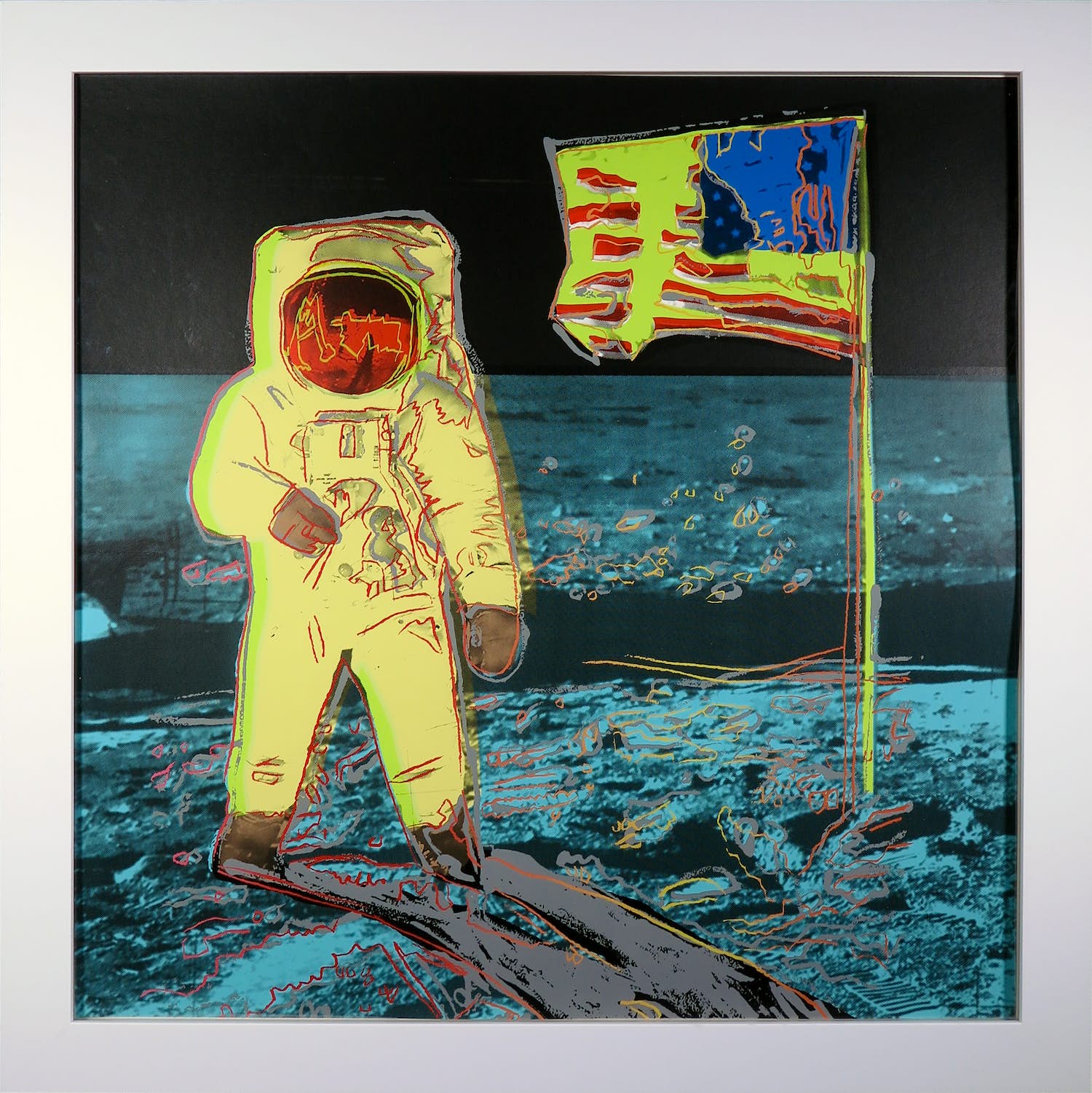 Andy Warhol - Moonwalk uit de serie TV - Ingelijst (Zeer groot) kopen? Bied vanaf 1!