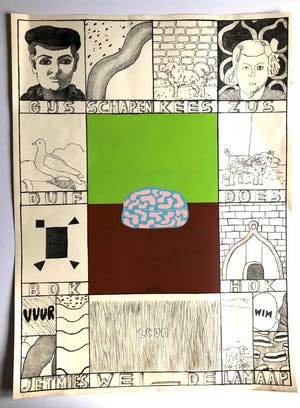 Reinier Lucassen - Aap, Noot, Mies - Litho kopen? Bied vanaf 60!