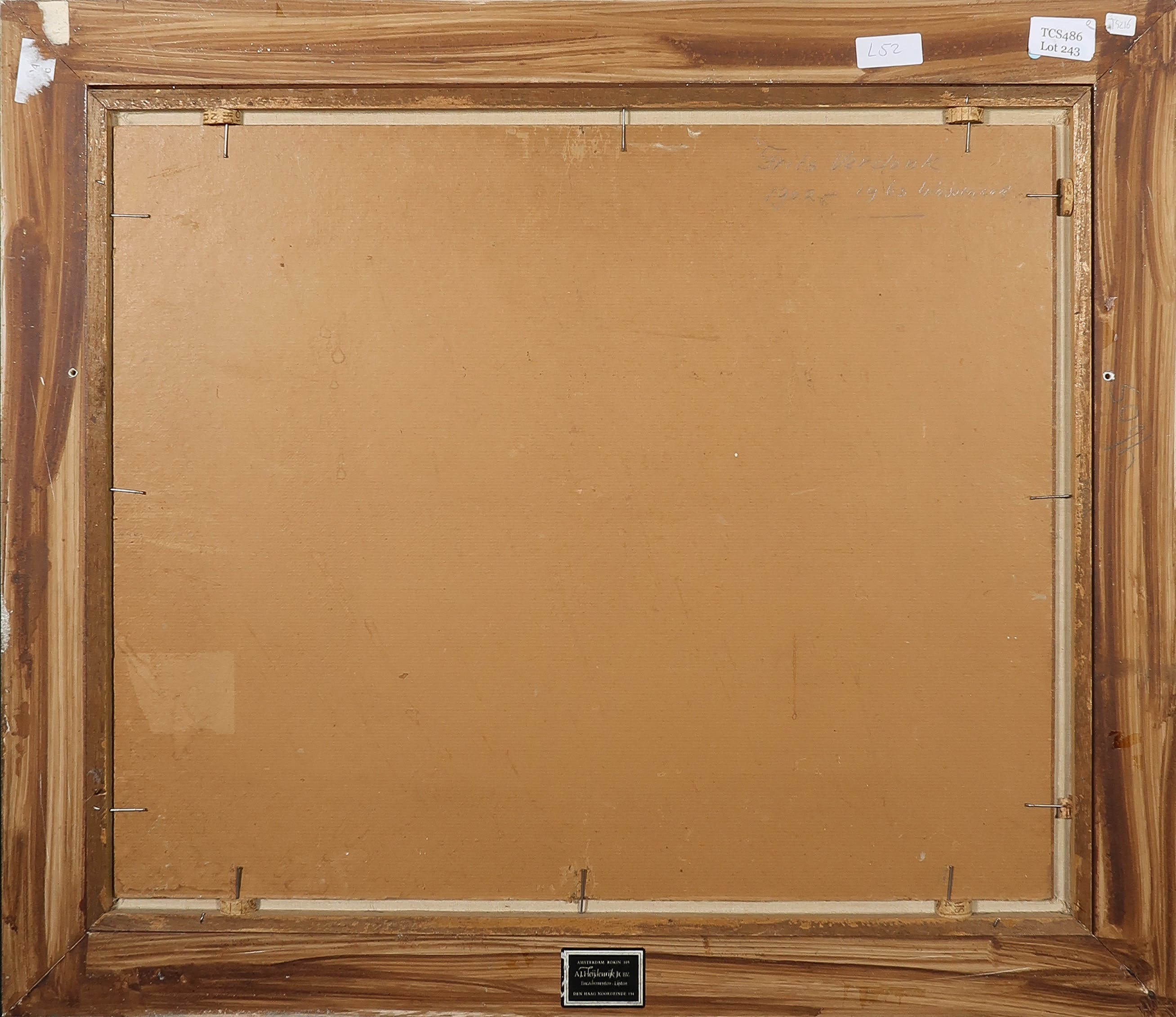 Frits Verdonk - Olieverf op board, Stilleven - Ingelijst kopen? Bied vanaf 1!