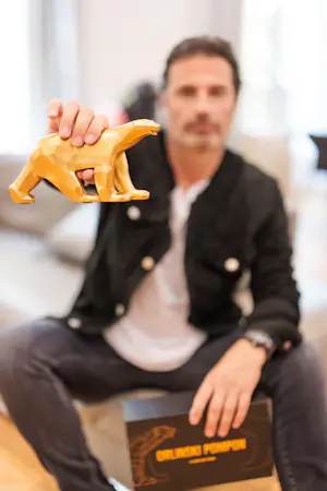 Richard Orlinski - Pompon beer kopen? Bied vanaf 325!