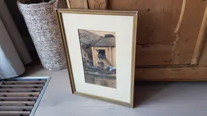 Gijsbert Hooyer - krijttekening/aquarel - handgesigneerd kopen? Bied vanaf 95!