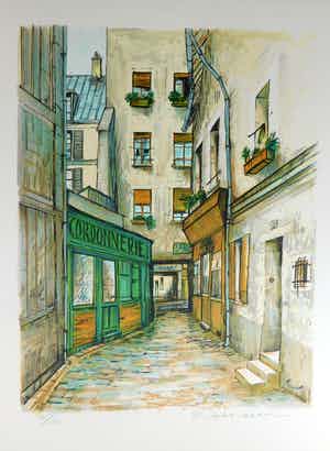 Paul Gabriel Hubert - Le petit magasin vert verkocht voor € 25!