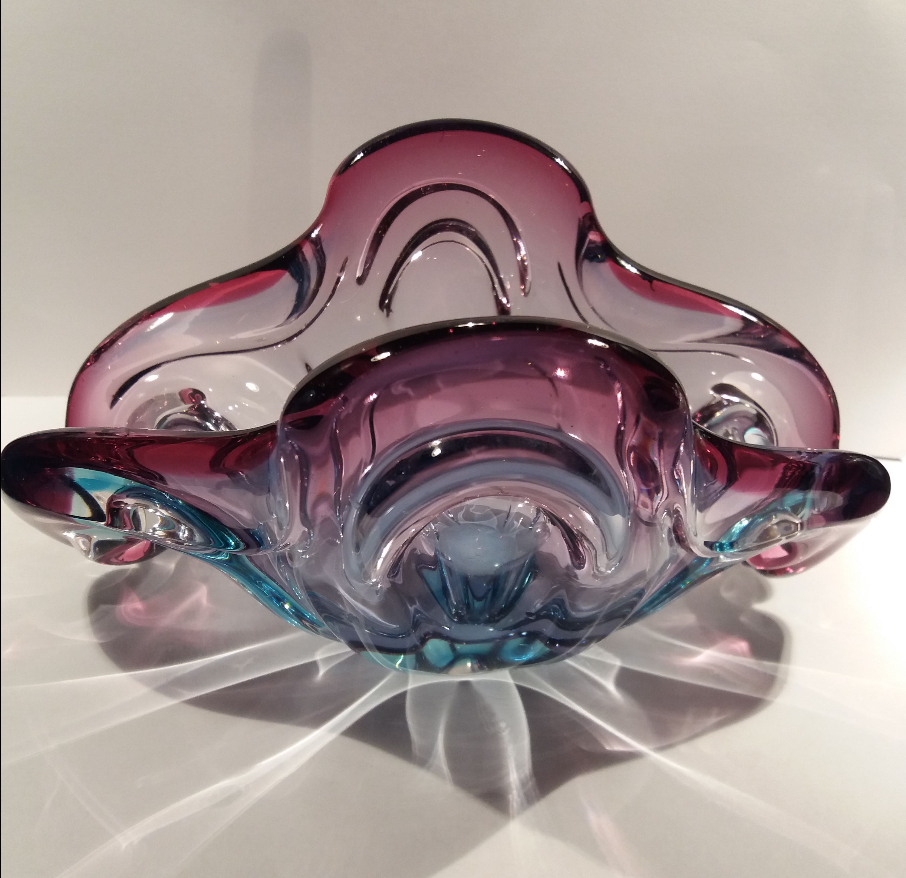 Niet of onleesbaar gesigneerd - Vintage mondgeblazen Murano schaal  kopen? Bied vanaf 1!