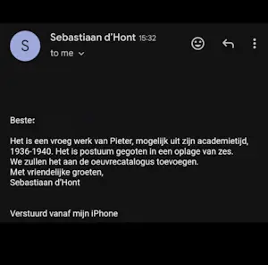 Pieter d' Hont - Staand naakt oplage van 6 kopen? Bied vanaf 2700!