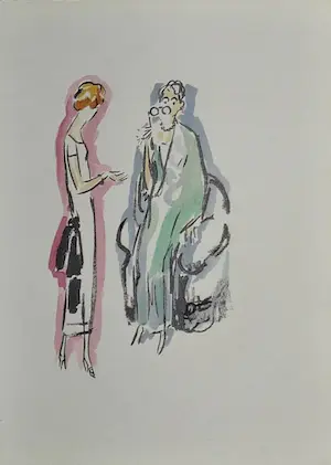 Kees van Dongen - Pochoir uit La Garconne 1925 kopen? Bied vanaf 175!