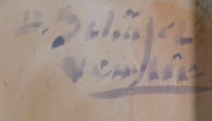 Niet of onleesbaar gesigneerd - Potlood en aquarel, Venetië - Ingelijst kopen? Bied vanaf 1!