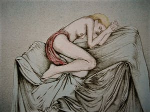 Georg Hadeler - gesigneerd Surrealistisch Litho "Reve de Jeune Fille" - 32 van 100 / 1979 kopen? Bied vanaf 10!