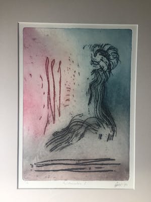 Ad Arma - "Eilanden 1" - Ets, Ingelijst, Oplage van slechts 5 stuks kopen? Bied vanaf 120!