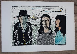 Frank Lodeizen - Zeefdruk: Zigeuners uit Amsterdam - 1989 kopen? Bied vanaf 55!