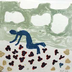 Klaas Gubbels - Het knielen verkocht voor € 135!