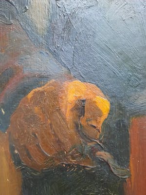 Jaap Min - Jaap Min (1914-1987) - Man met orgel kopen? Bied vanaf 200!