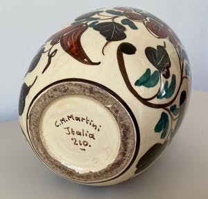 Niet of onleesbaar gesigneerd - Italiaanse Jugendstil aardewerken vaas kopen? Bied vanaf 1!