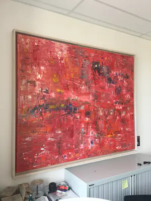 Anton Fuchs - Der Morgen (blau) und Der Abend (rot) kopen? Bied vanaf 1800!