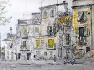 Piet Bulthuis - Calle St.Magin - Palma de Mallorca. verkocht voor € 60!