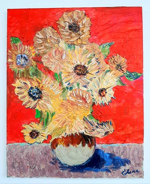 Elena Polyakova - Zonnenbloemen kopen? Bied vanaf 1!