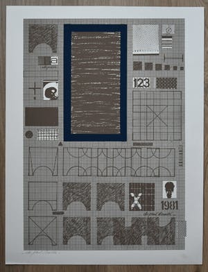 Christiaan Paul Damste - # ZONDER TITEL # gesigneerd, 1981, mint kopen? Bied vanaf 69!