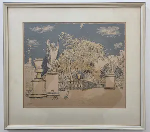 Charles Eyck - Park Parijs. Drukgesigneerd. kopen? Bied vanaf 39!