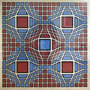Victor Vasarely - ARG-VIT verkocht voor € 200!