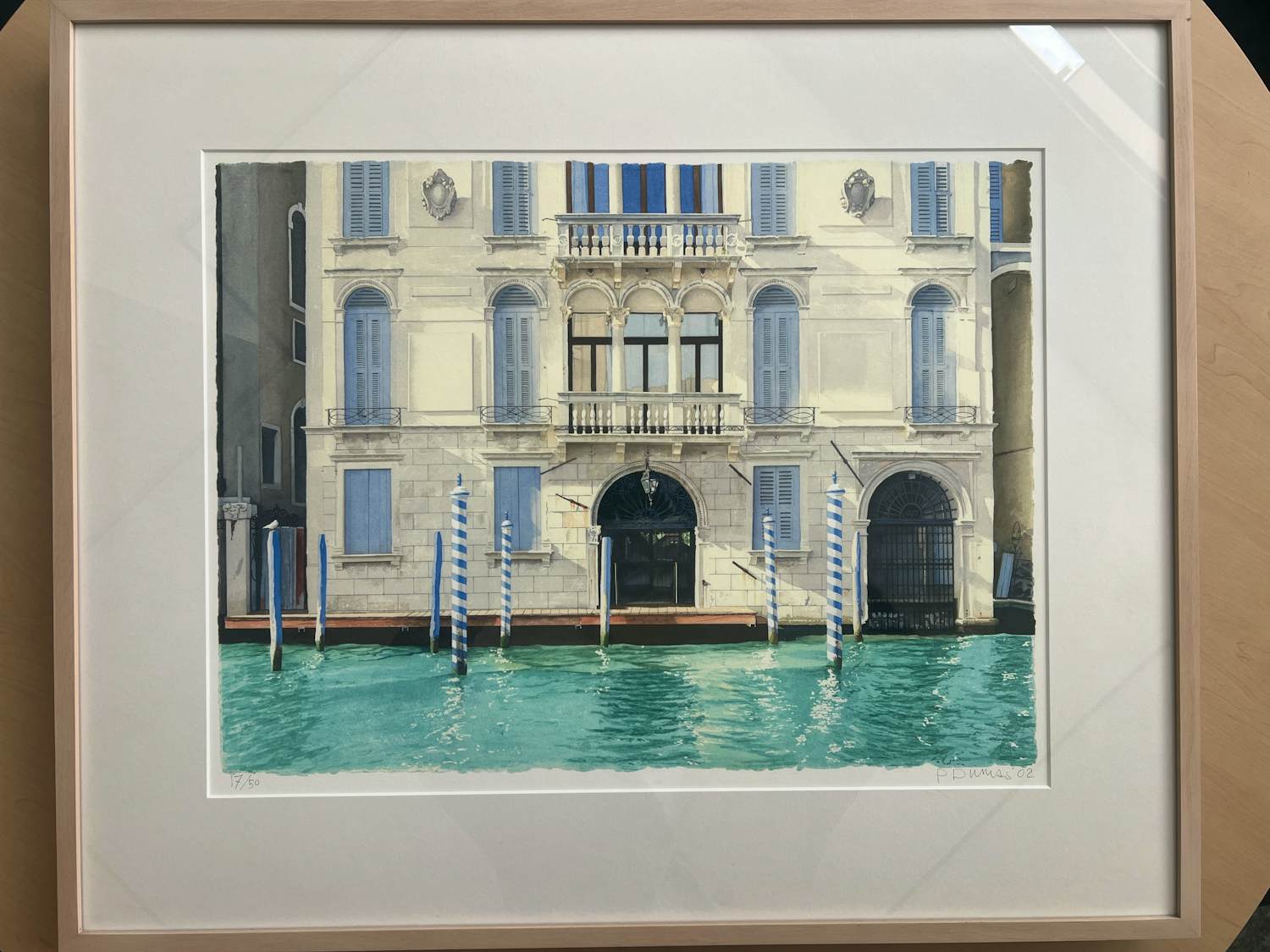 Peter Dumas - Piëzografie, Z.T. (Venetië) - Ingelijst kopen? Bied vanaf 50!