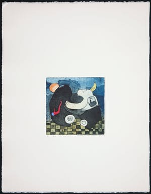 Michel van Overbeeke - Kleurenets met bladgoud, Aware away I kopen? Bied vanaf 1!