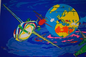 Henk van der Vet - Zeefdruk - Vliegtuigen - 1994 kopen? Bied vanaf 10!