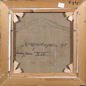 Henk Vierveijzer - Olieverf op doek, Funny Faces - Ingelijst kopen? Bied vanaf 1!