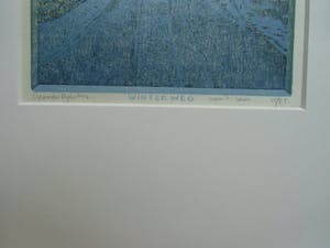 Siemen Dijkstra - WINTERWEG /// HOUTSNEDE VAN SIEMEN DIJKSTRA kopen? Bied vanaf 60!