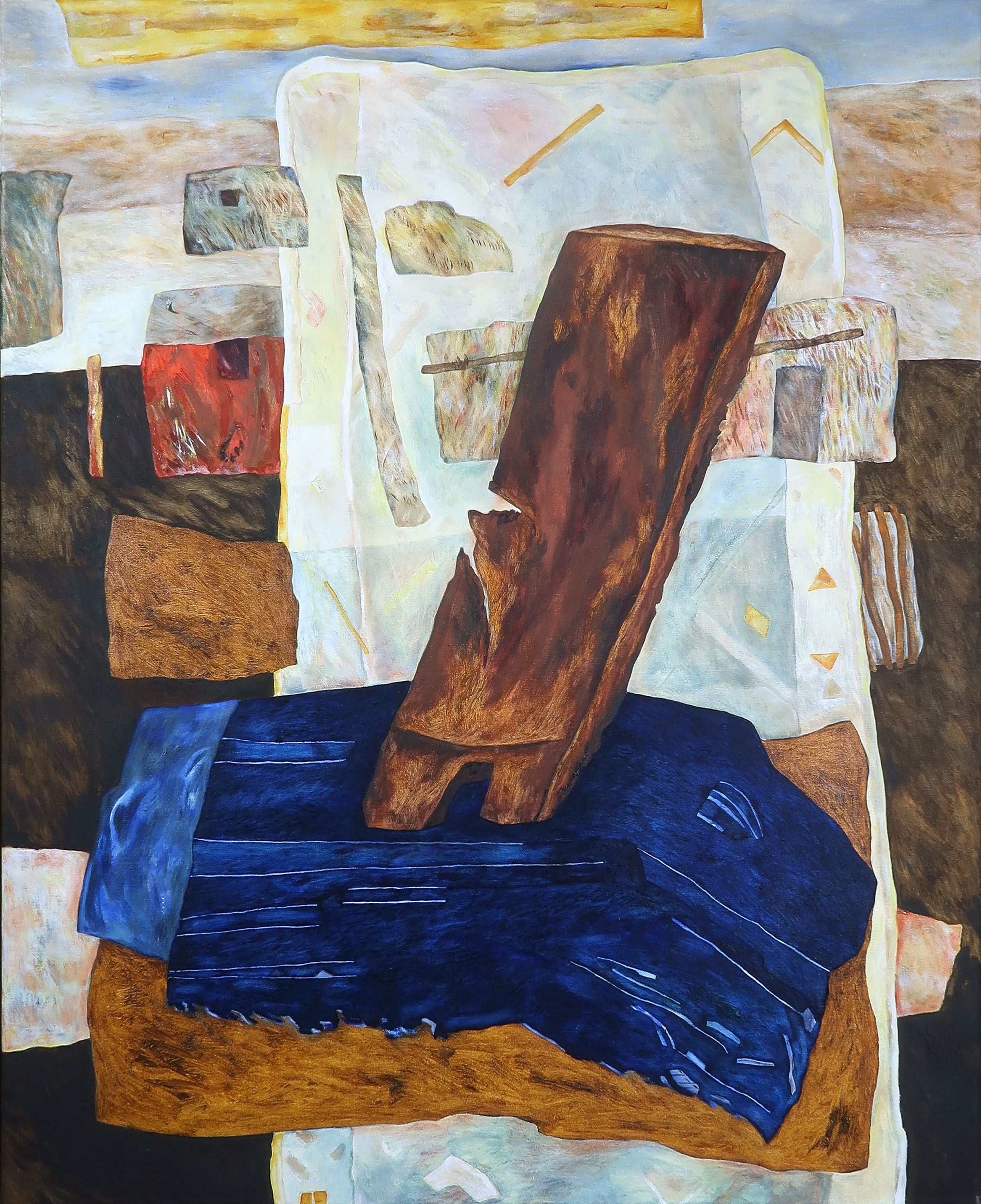 Marie Reehorst - Olieverf op doek, Zonder titel - Ingelijst (Groot) kopen? Bied vanaf 1!