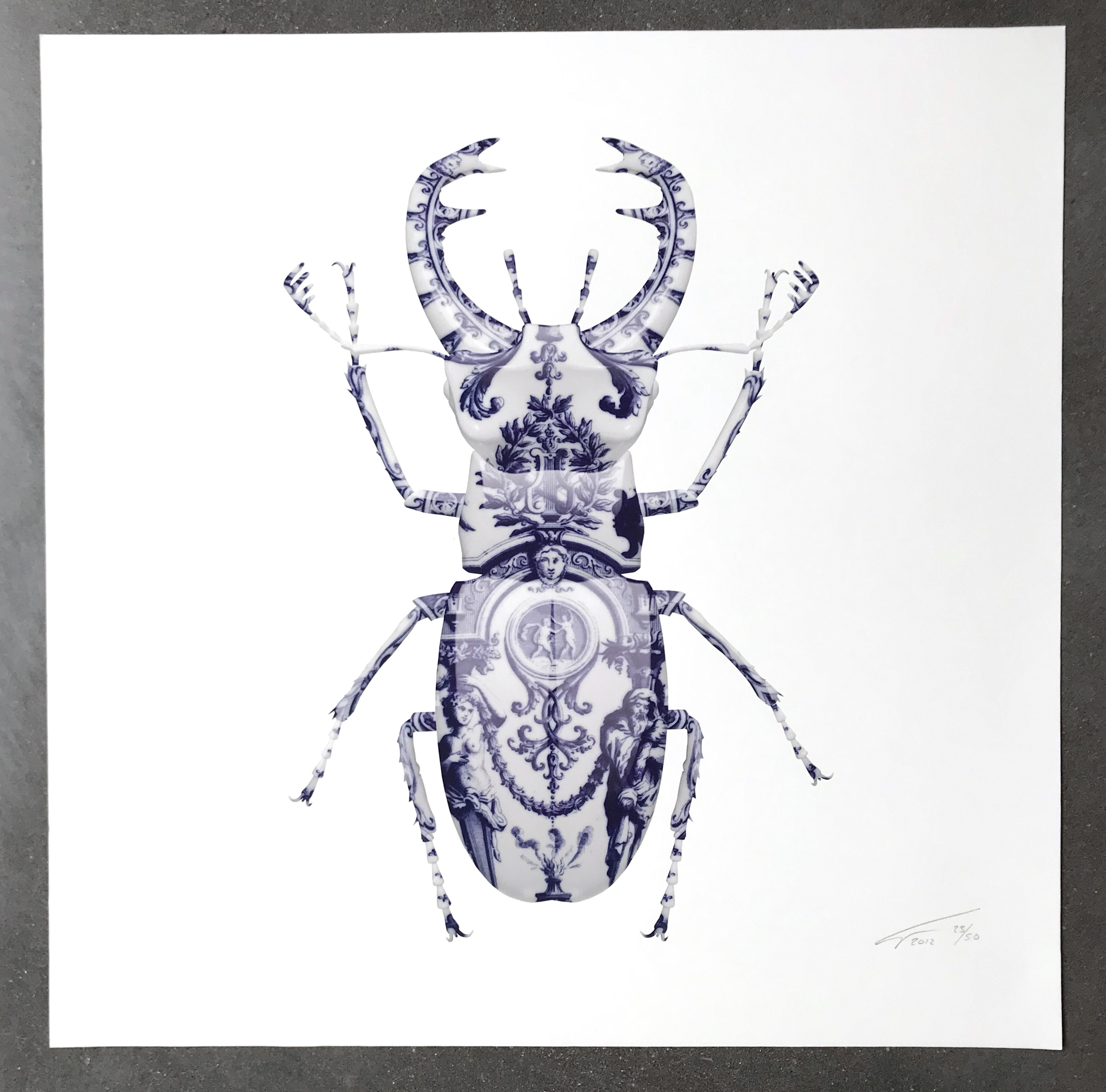 Magnus Gjoen - Delft Stag Beetle verkocht voor € 225!