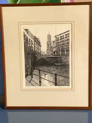 Peter Linnartz - Utrecht, Gracht met Domtoren verkauft für € 70!