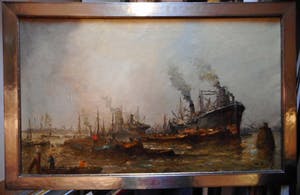 Wim Bos - Rotterdam ca. 1950 kopen? Bied vanaf 450!