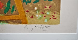 Lennart Jirlow - Cueillir des fleurs [Bloemen plukken] - litho kopen? Bied vanaf 75!