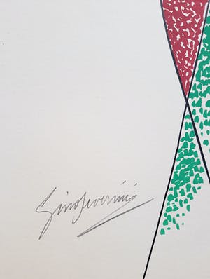 Gino Severini - Manifesto per la Galerie Berggruen, litho kopen? Bied vanaf 675!