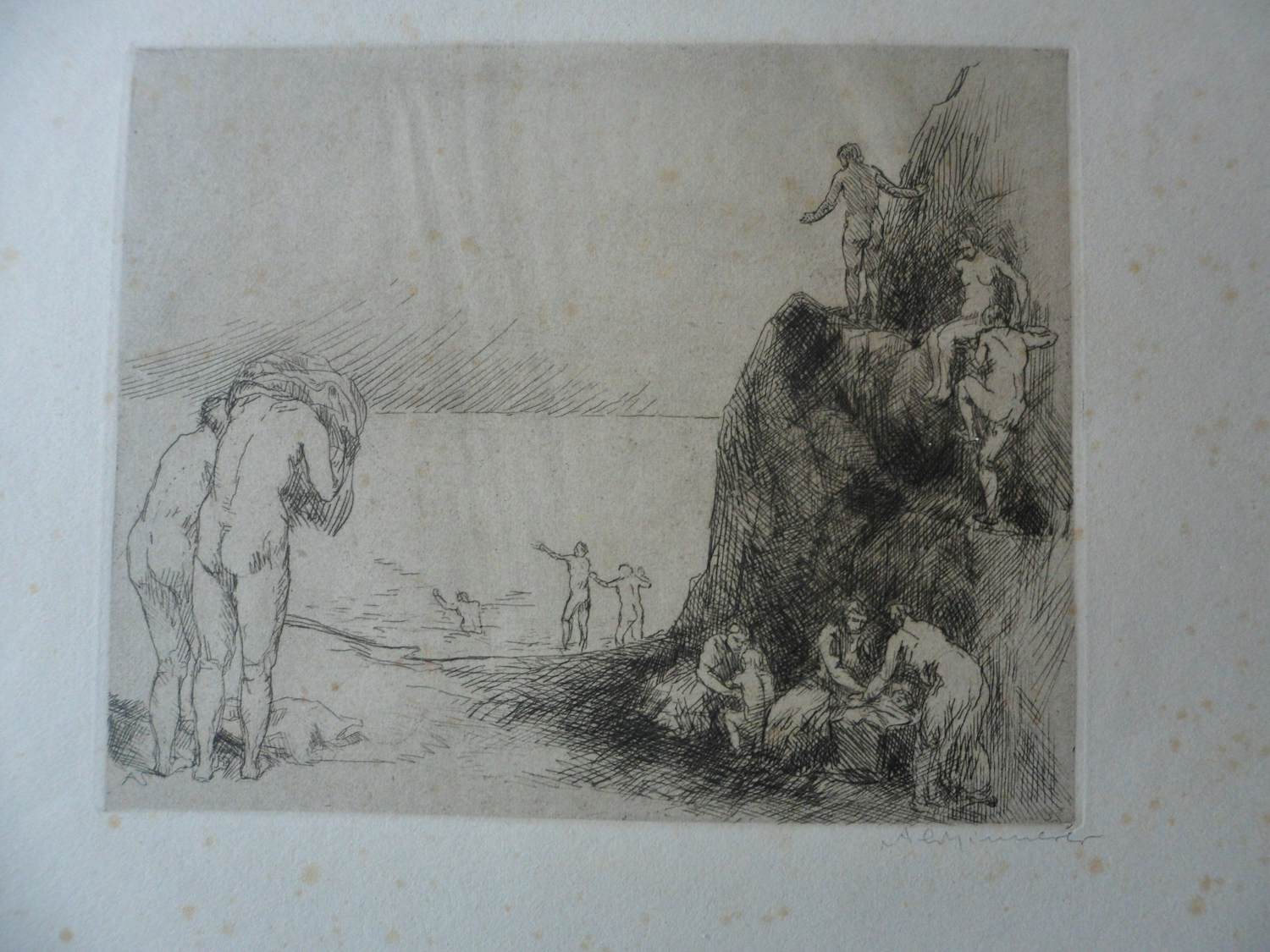 Adolf Schinnerer - Ets, zonder titel kopen? Bied vanaf 30!