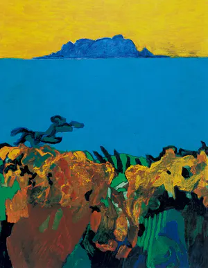 Jeroen Krabbé - Tropical island, zeefdruk (groot) kopen? Bied vanaf 195!