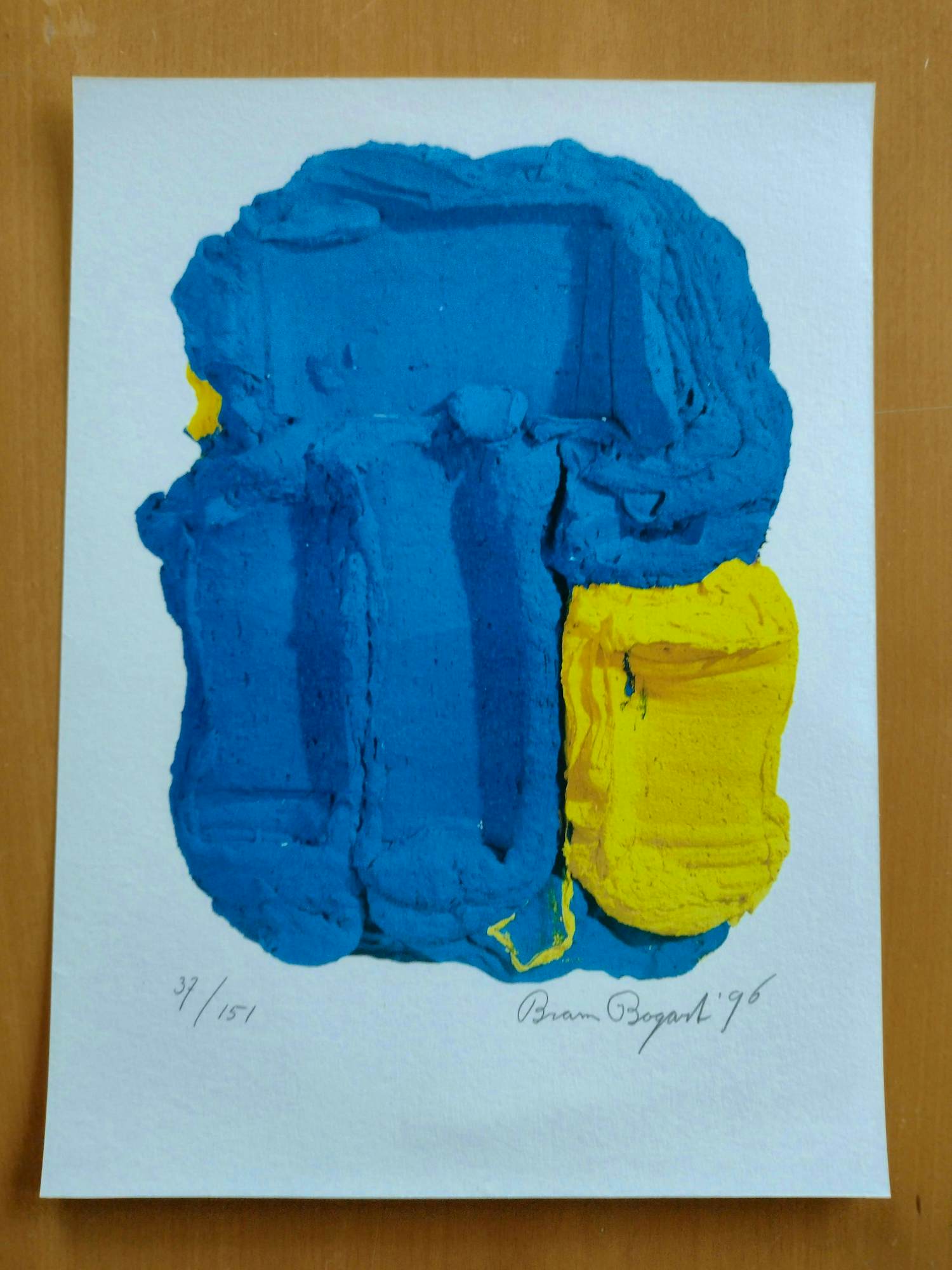 Bram Bogart - Yellow and blue kopen? Bied vanaf 500!