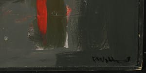 Piet Willems - Vierluik in acryl op paneel, De stok met vier uiteinden - Ingelijst kopen? Bied vanaf 1!