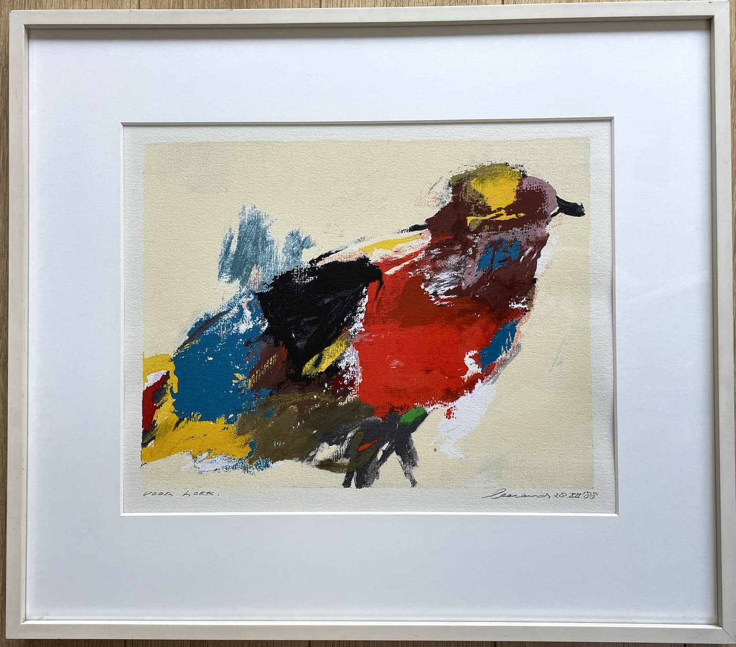 Eugène Brands - Kleurrijke vogel verkocht voor € 250!