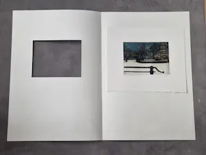 Laetitia de Haas - Sfeervolle kleuren Ets "winteravond Amsterdam" bep. oplage (150) kopen? Bied vanaf 46!