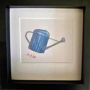 Klaas Gubbels - Gieter, origineel werk, mooi verdiept gelijst kopen? Bied vanaf 249!