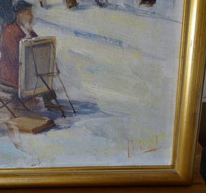 Zacharias Simons - Parijs tafereel kopen? Bied vanaf 55!