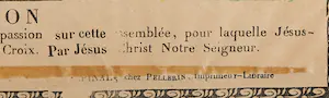 Niet of onleesbaar gesigneerd - Lot van twee handgekleurde litho's, Naissance de N.S. Jesus-Christ en Jesus entre deux Larrons kopen? Bied vanaf 1!