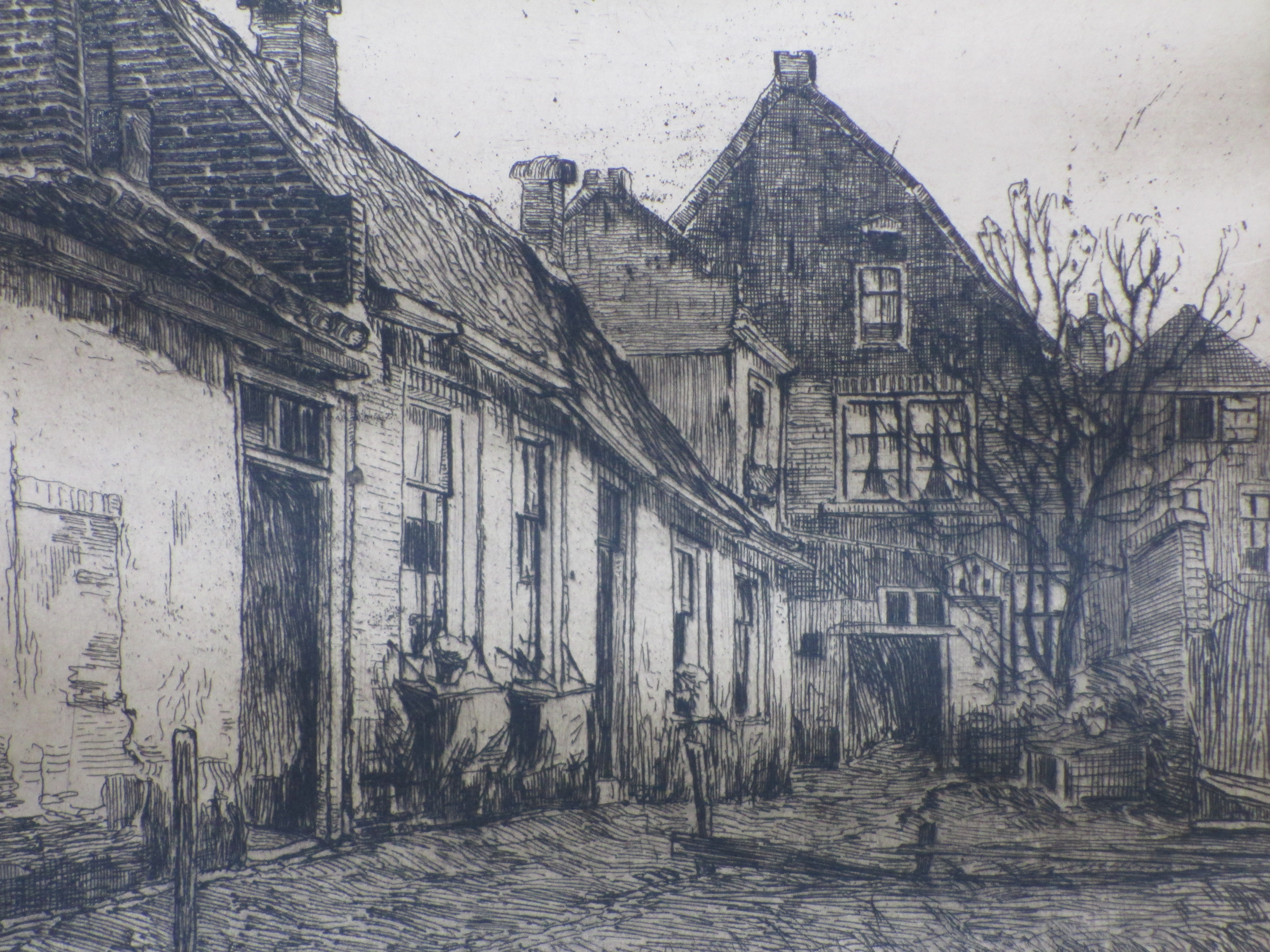 Paul Bodifee - Stadsstraatje - Ets kopen? Bied vanaf 40!