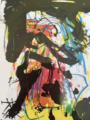 Asger Jorn - Cobra , Litho zonder titel, ingelijst kopen? Bied vanaf 50!