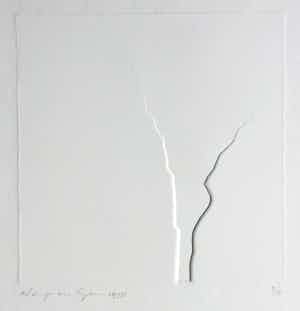 Harry van Kuyk - Reliëfdruk, Zonder titel verkocht voor € 80!