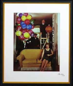 Paul Huf - Foto, Heer en mevrouw Boesman - Ingelijst verkocht voor € 50!