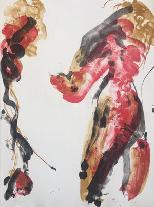 Ger Lataster - abstracte litho - 1988 - oplage 100 ex kopen? Bied vanaf 1!