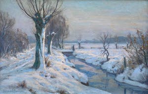 Johan Meijer - C4908, Winter aan de Gooyersgracht Blaricum kopen? Bied vanaf 1250!