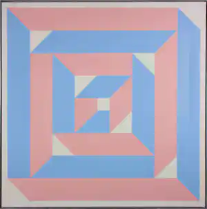 Aart J. Leemhuis - Acryl op doek, Kompositie - Ingelijst verkauft für € 70!